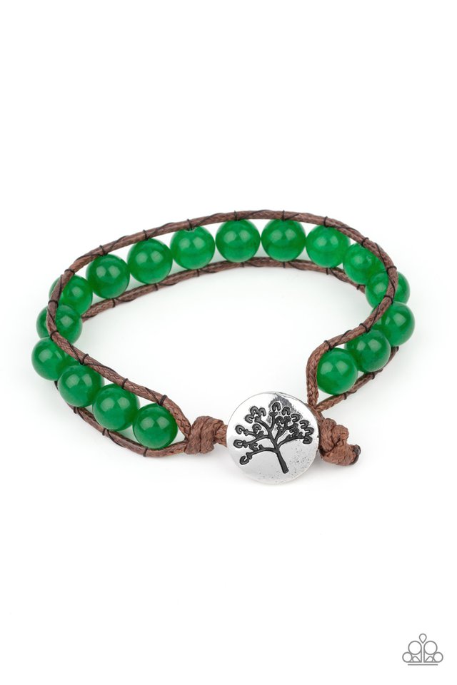 ​Seasonal Bounty - Green - Paparazzi Bracelet Image