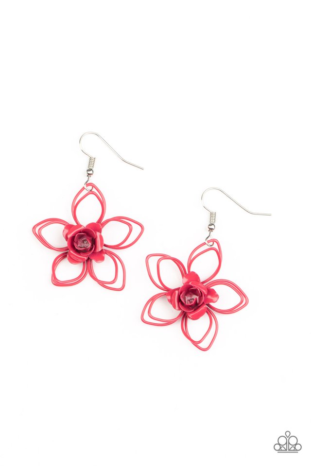 ​Botanical Bonanza - Pink - Paparazzi Earring Image