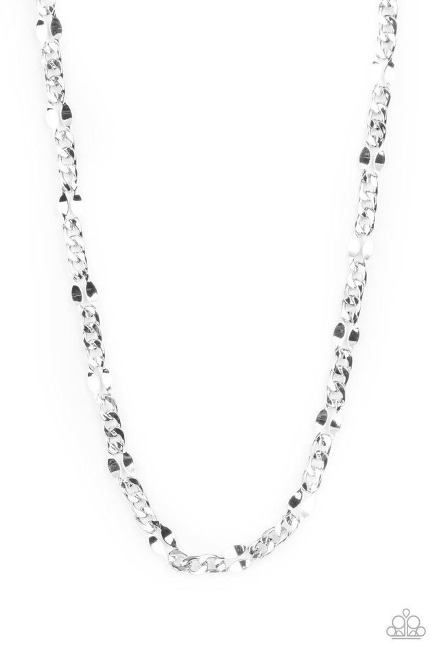 G.O.A.T - Silver - Paparazzi Necklace Image