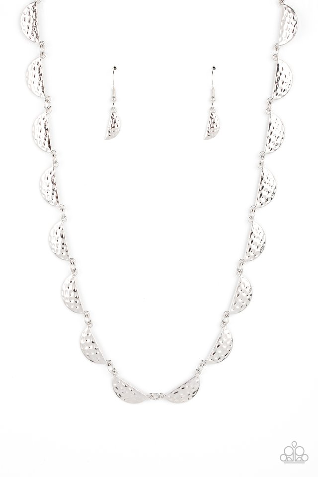 ​Lunar Jungle - Silver - Paparazzi Necklace Image