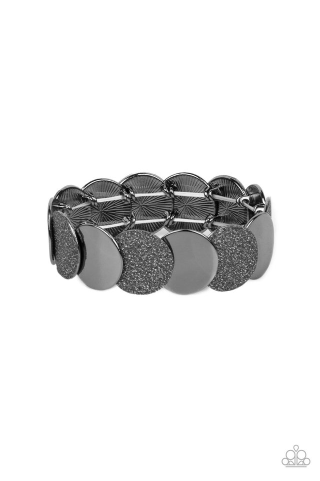 Demurely Disco - Black - Paparazzi Bracelet Image