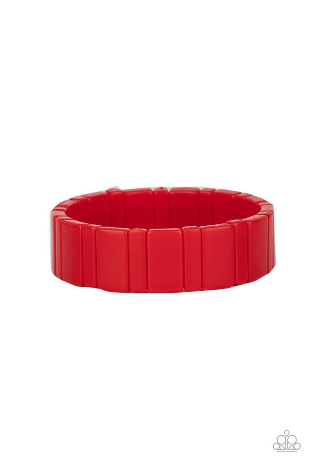 In Plain SIGHTSEER - Red - Paparazzi Bracelet Image