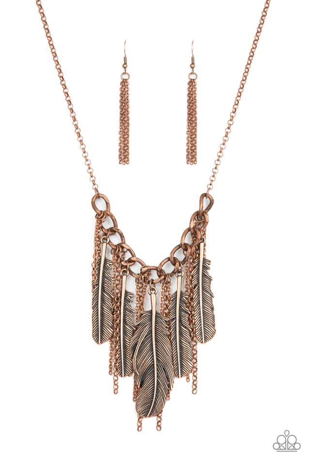 ​NEST Friends Forever - Copper - Paparazzi Necklace Image