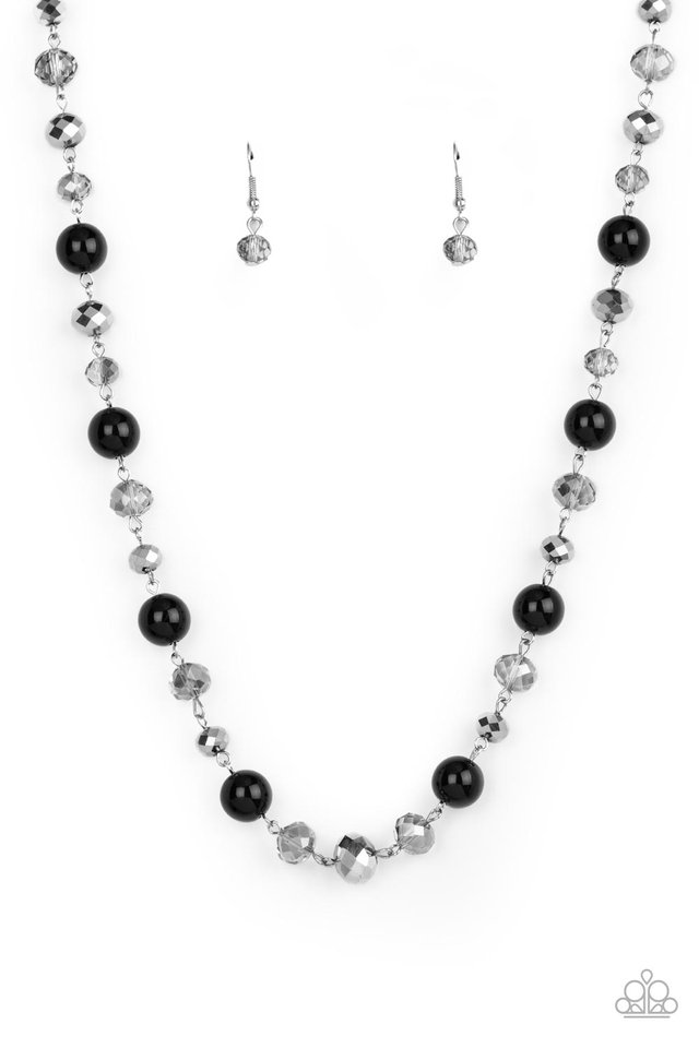 Decked Out Dazzle - Black - Paparazzi Necklace Image