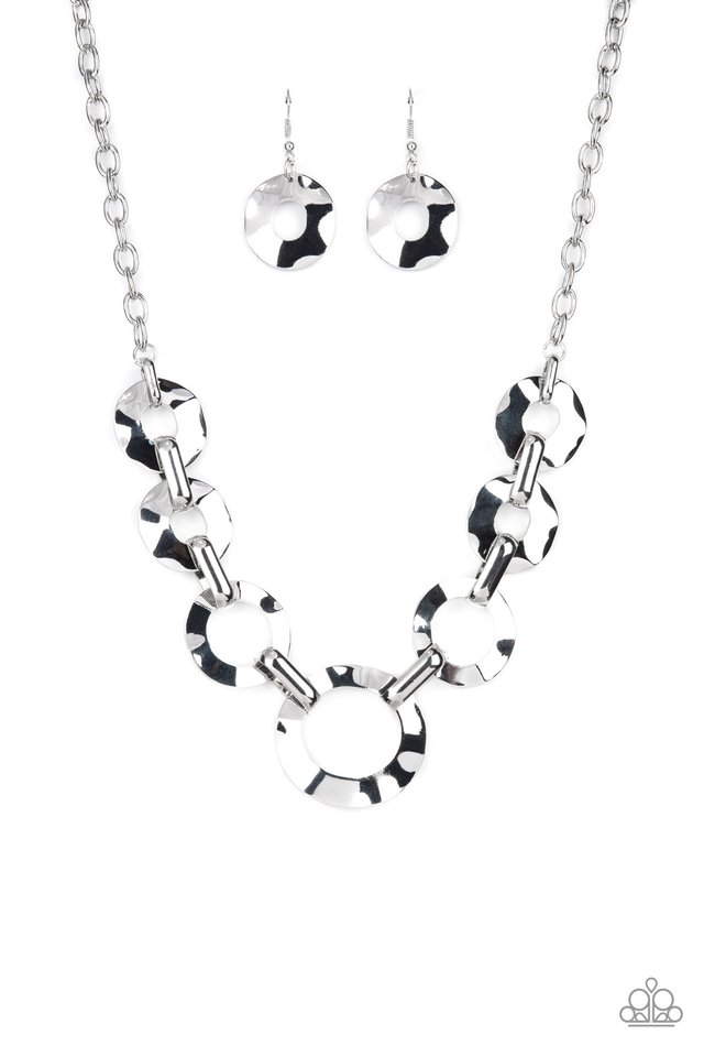 ​Mechanical Masterpiece - Silver - Paparazzi Necklace Image