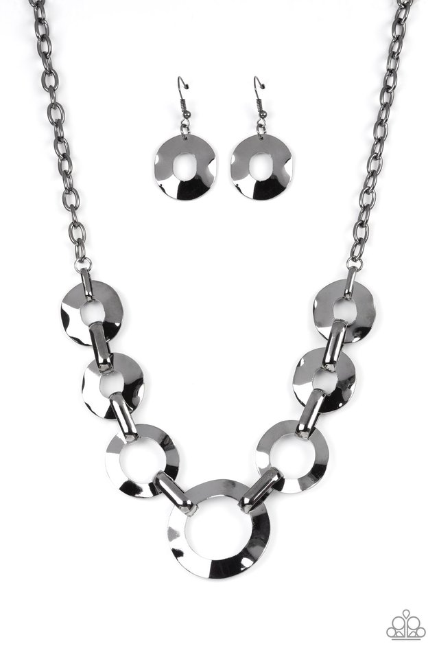 ​Mechanical Masterpiece - Black - Paparazzi Necklace Image