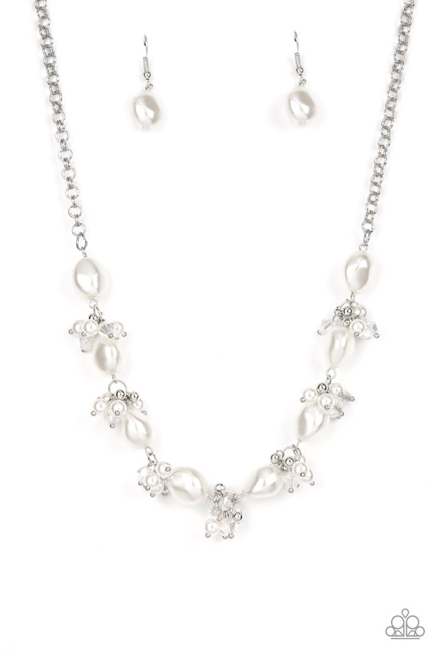 Rolling with the BRUNCHES - White - Paparazzi Necklace Image