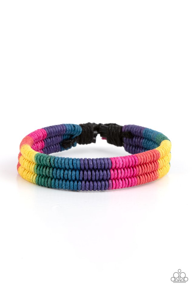 Rainbow Renegade - Multi - Paparazzi Bracelet Image