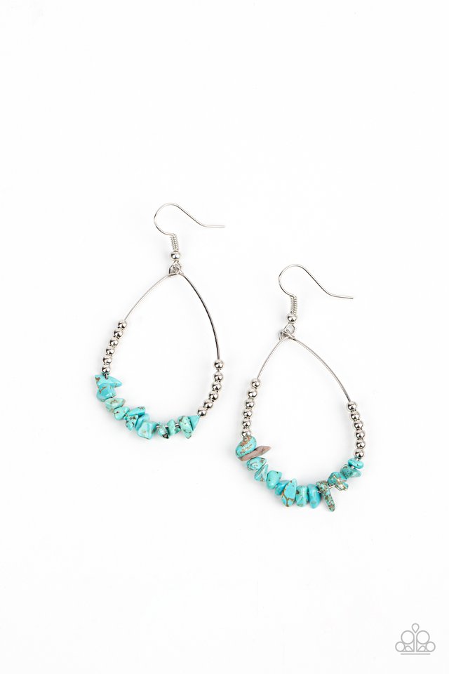 Come Out of Your SHALE - Blue - Paparazzi Earring Image