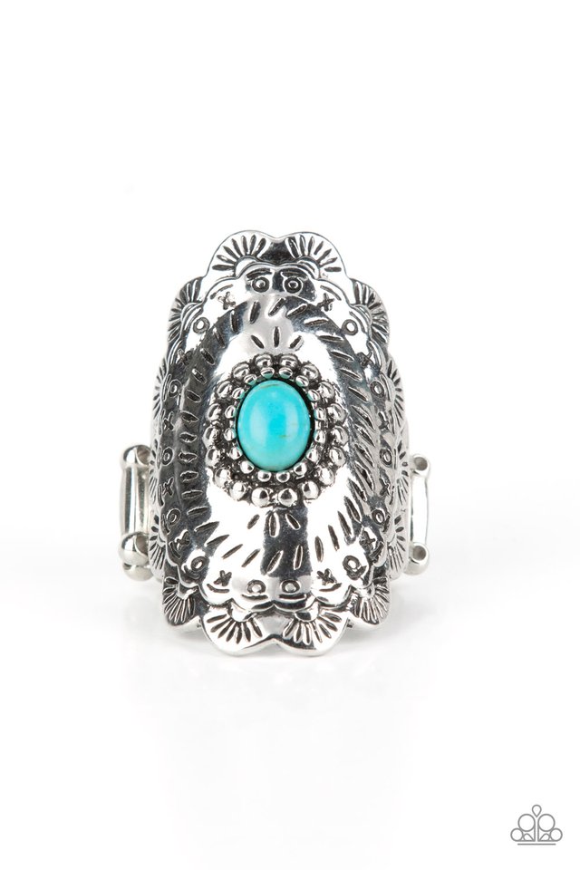 Sagebrush Sea - Blue - Paparazzi Ring Image