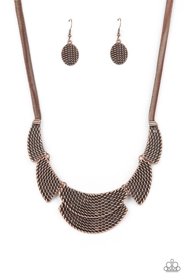 Empress Empire - Copper - Paparazzi Necklace Image