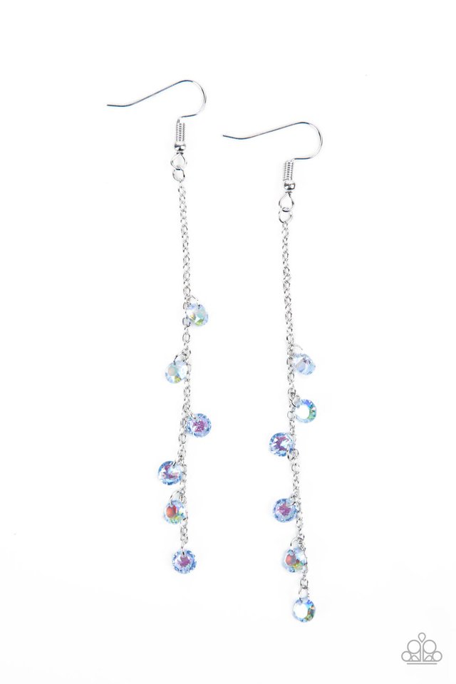 ​Extended Eloquence - Blue - Paparazzi Earring Image