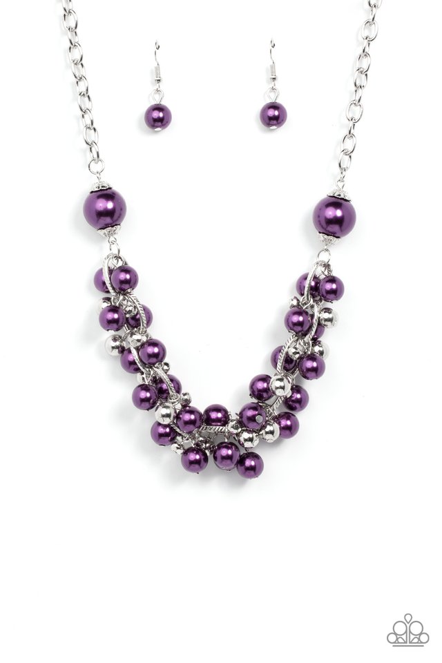 Party Crasher - Purple - Paparazzi Necklace Image