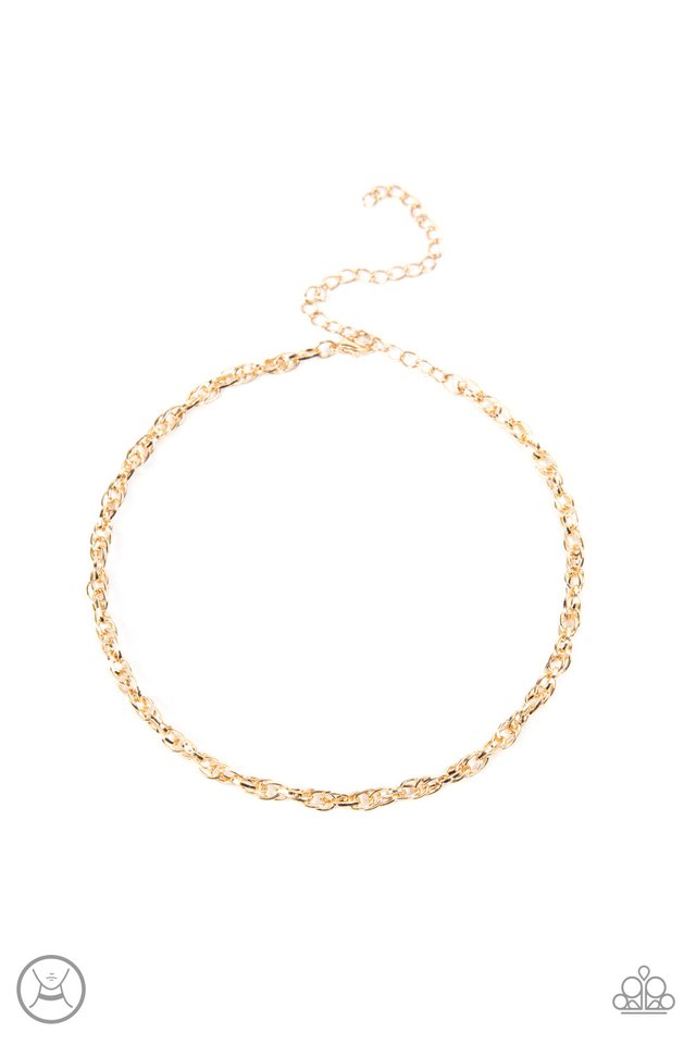 Urban Underdog - Gold - Paparazzi Necklace Image