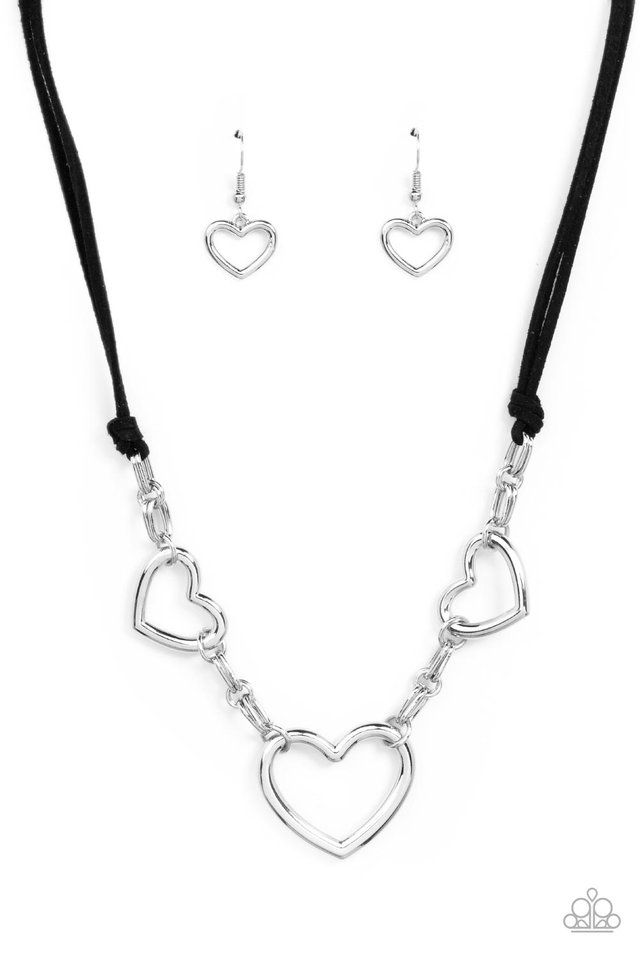 Fashionable Flirt - Black - Paparazzi Necklace Image