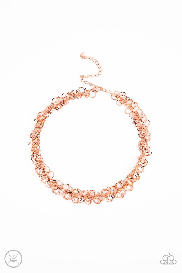 Cause a Commotion - Copper - Paparazzi Necklace Image