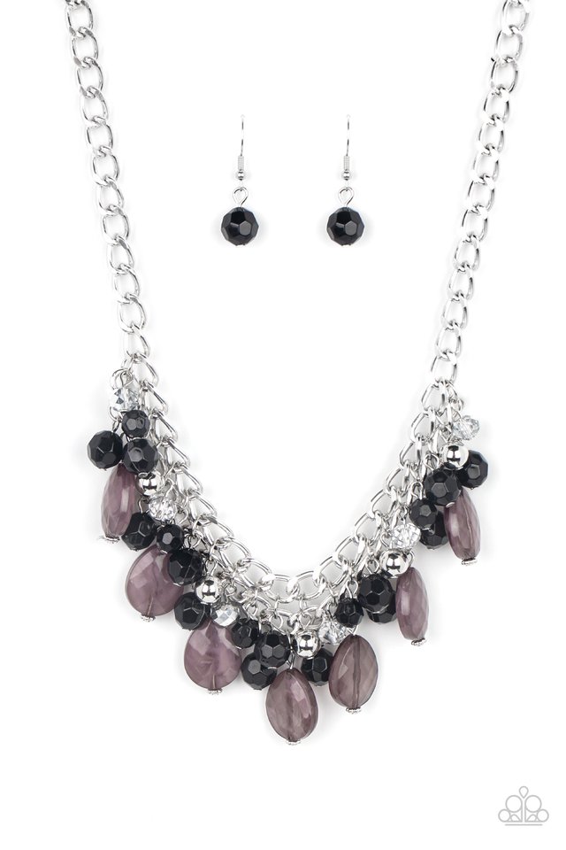 Beachside Dance - Black - Paparazzi Necklace Image