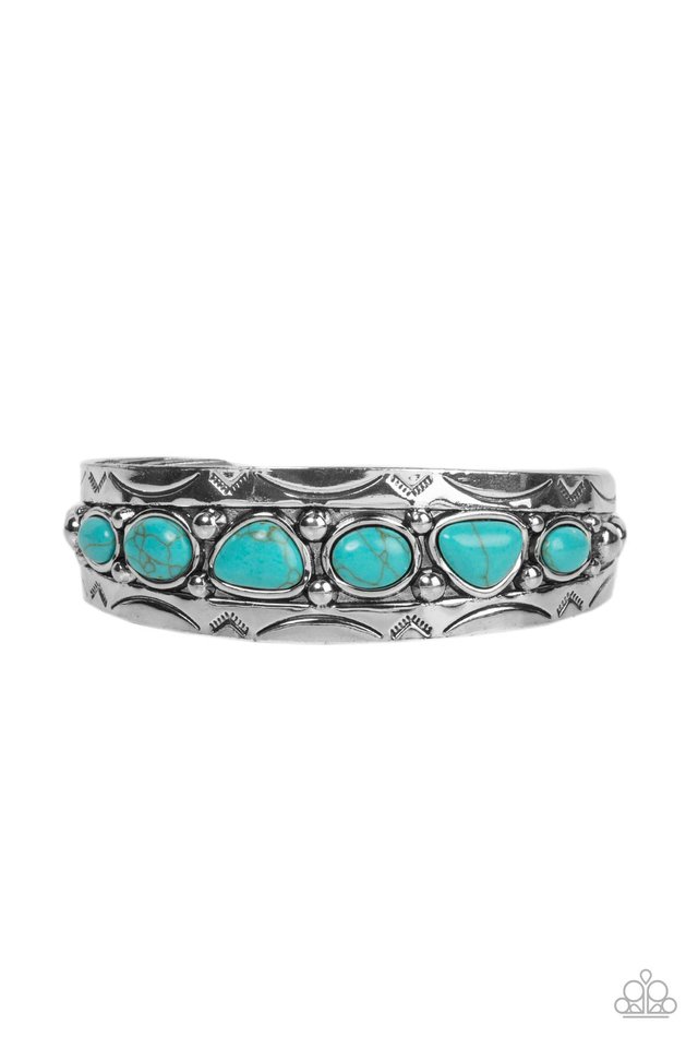 Saguaro Sultan - Blue - Paparazzi Bracelet Image