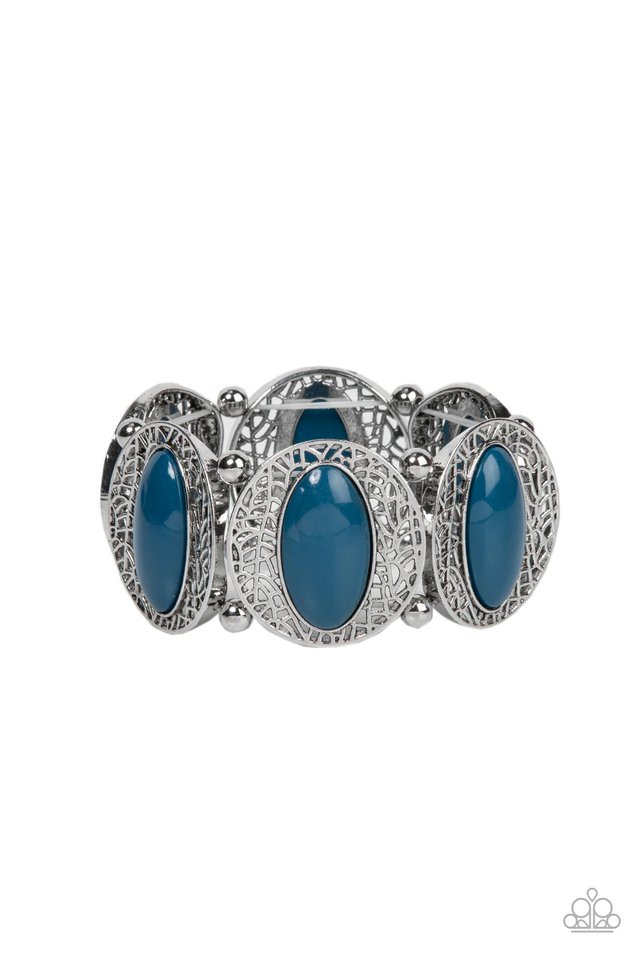 Eastern Escapade - Blue - Paparazzi Bracelet Image