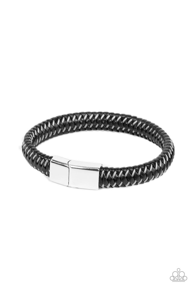 HAUTE-breaker - Silver - Paparazzi Bracelet Image