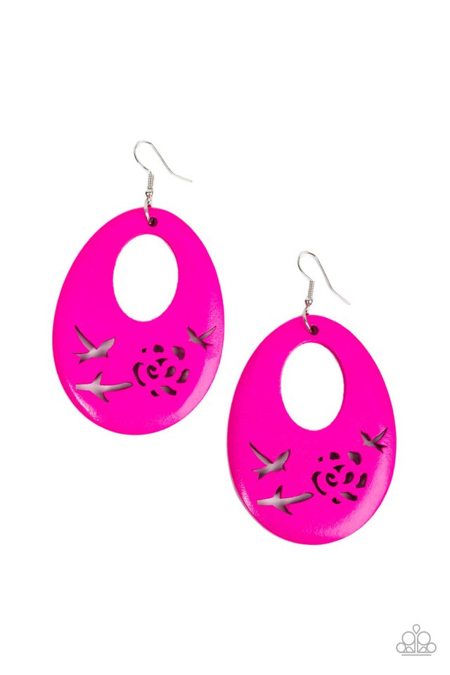 Home TWEET Home - Pink - Paparazzi Earring Image