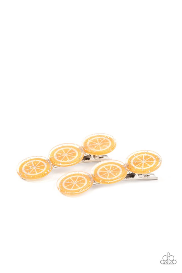 Charismatically Citrus - Orange - Paparazzi Hair Accessories Image