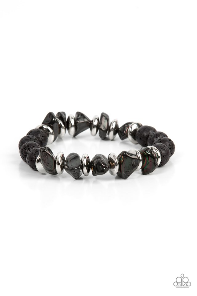 Volcanic Vacay - Silver - Paparazzi Bracelet Image