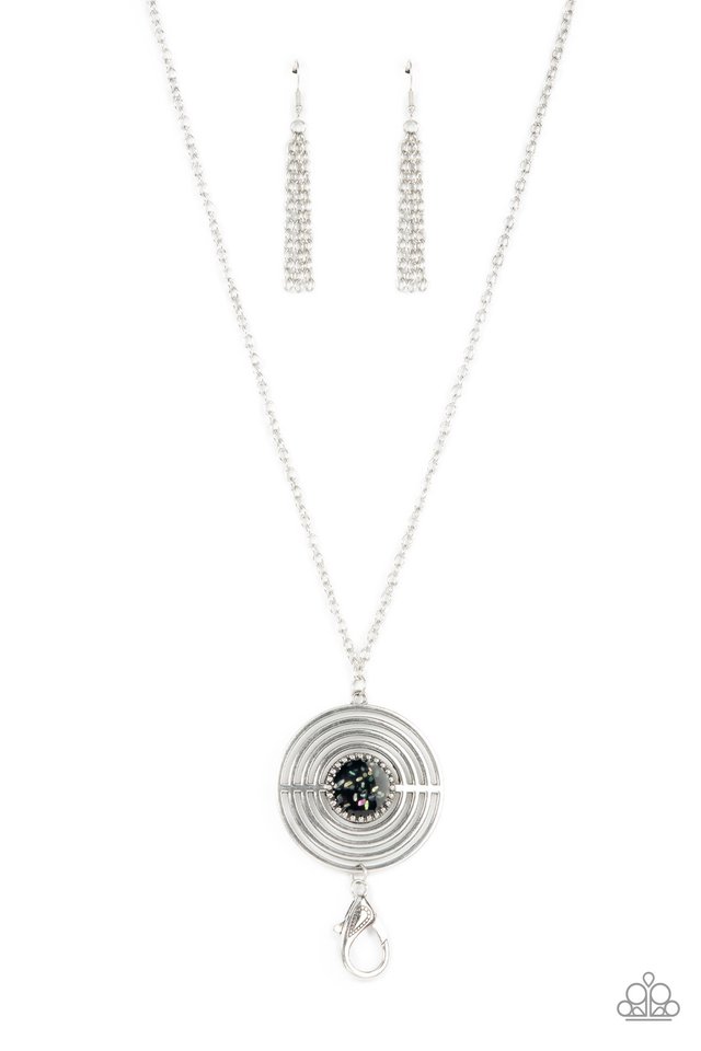 Targeted Tranquility - Black - Paparazzi Necklace Image