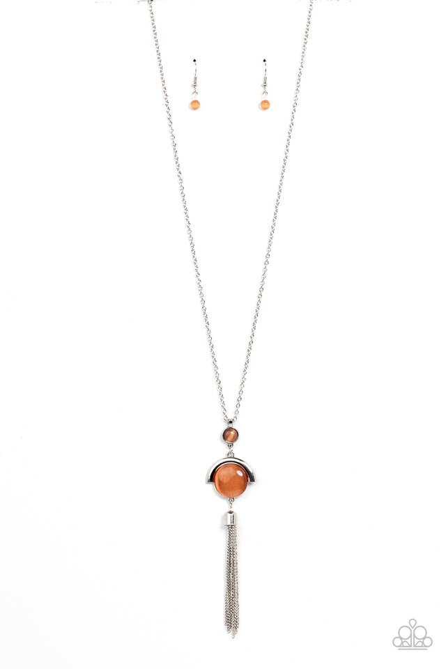 ​Lavishly Lucid - Orange - Paparazzi Necklace Image