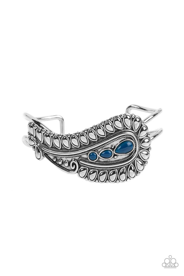 Paisley Prairie - Blue - Paparazzi Bracelet Image