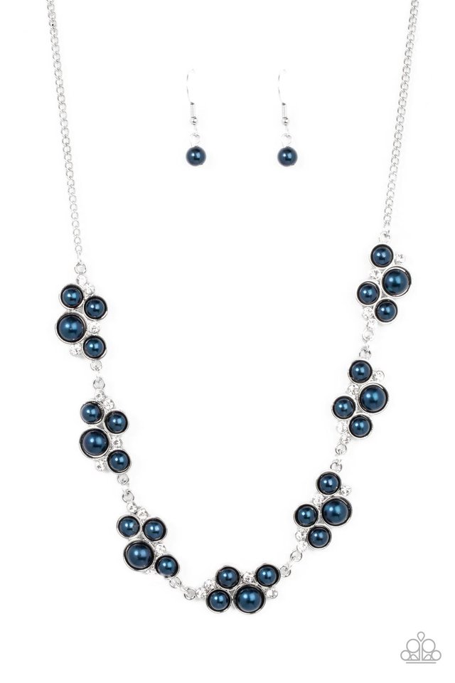 GRACE to the Top - Blue - Paparazzi Necklace Image