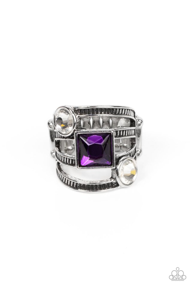 ​Galactic Governess - Purple - Paparazzi Ring Image