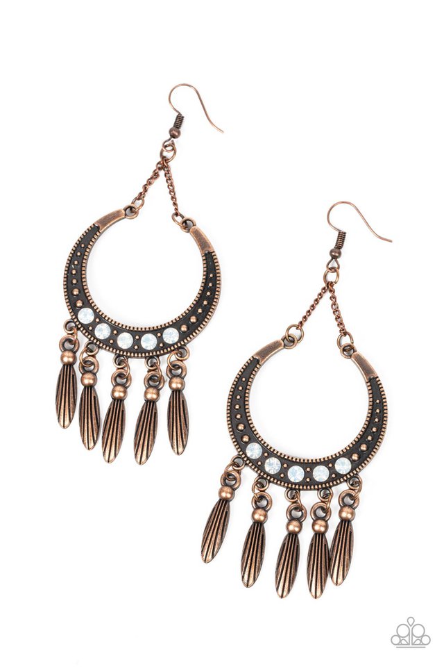Day to DAYDREAM - Copper - Paparazzi Earring Image