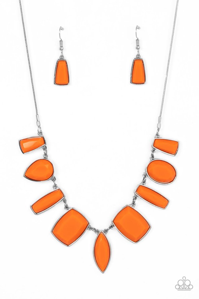 Luscious Luxe - Orange - Paparazzi Necklace Image
