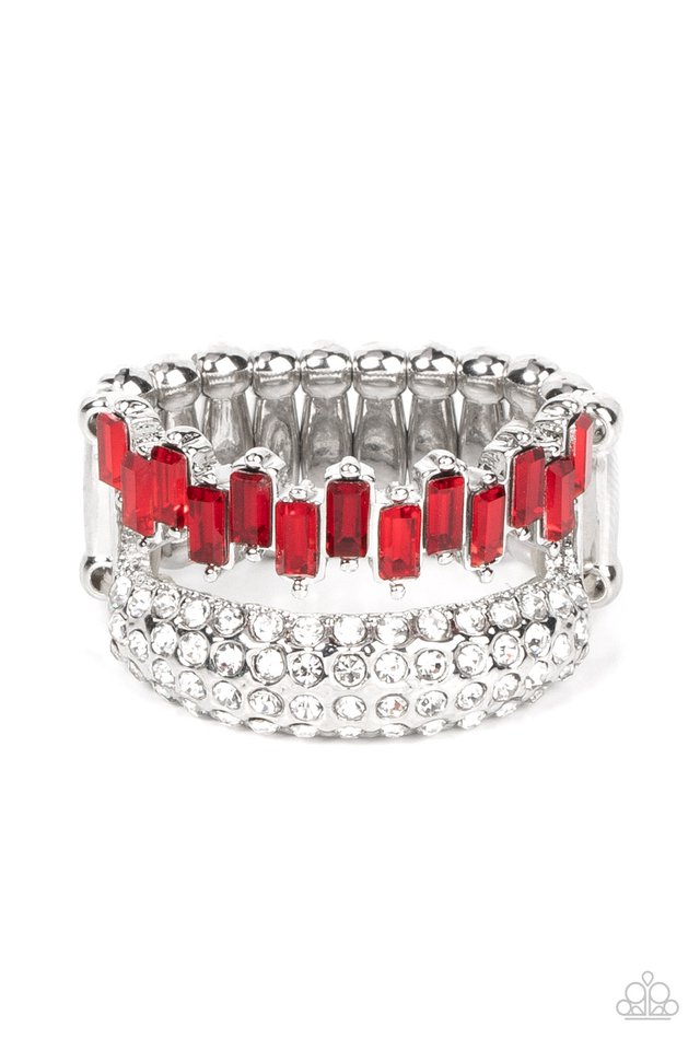 Hold Your CROWN High - Red - Paparazzi Ring Image