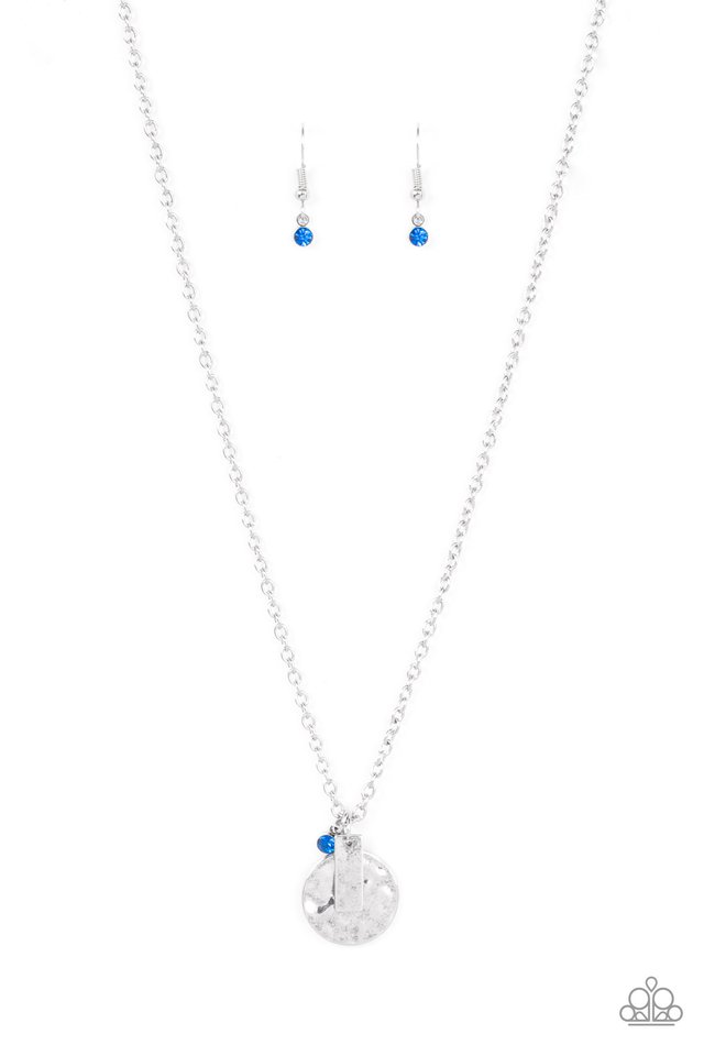 Minimal EFFORTLESS - Blue - Paparazzi Necklace Image
