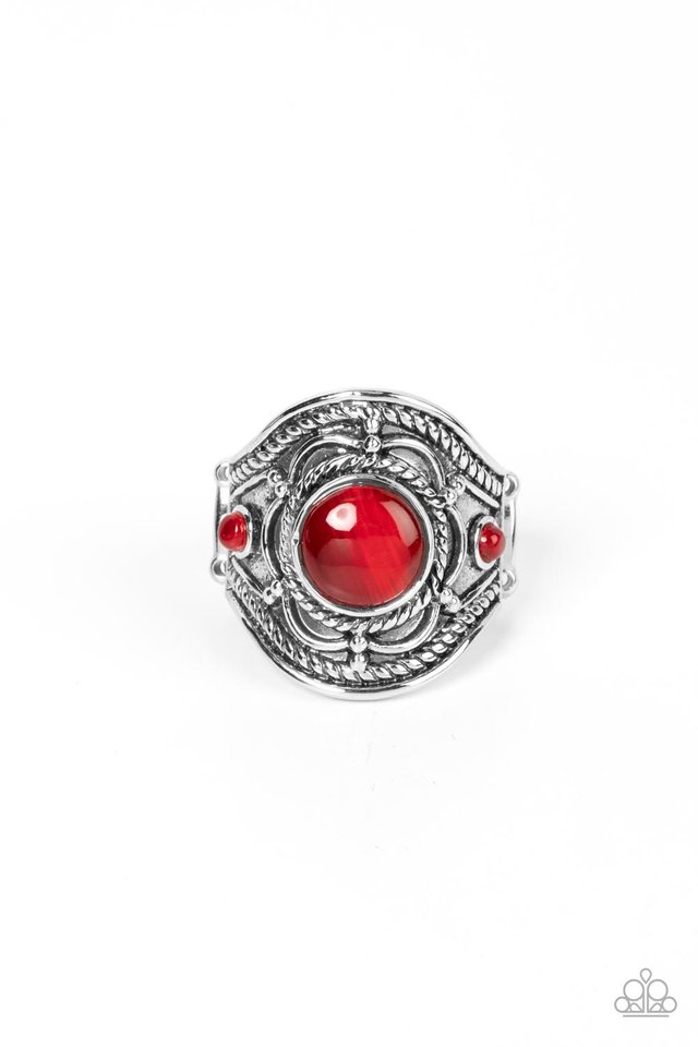 Exuberant Escapade - Red - Paparazzi Ring Image