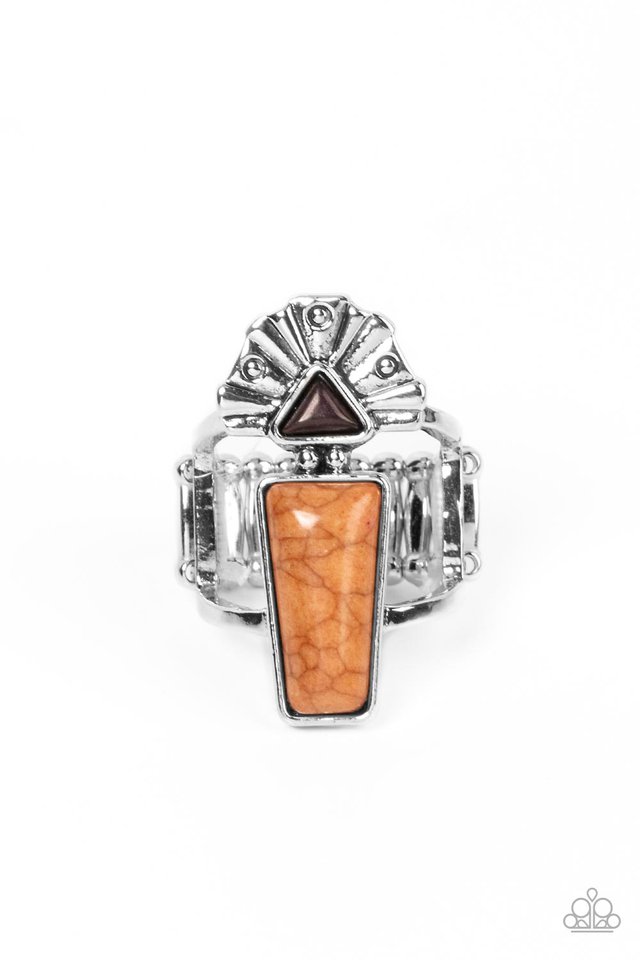 Stellar Stones - Brown - Paparazzi Ring Image