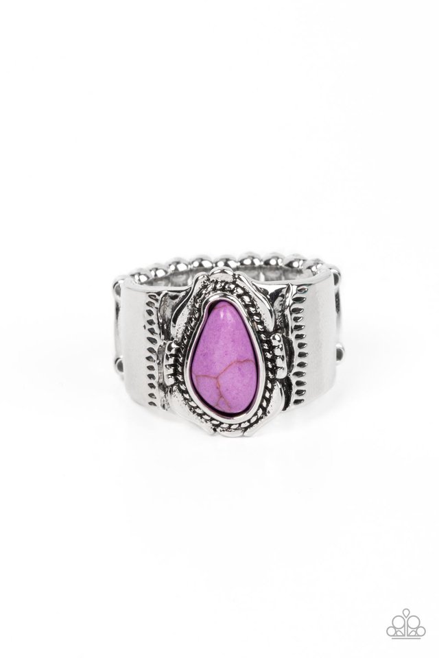Moab Motif - Purple - Paparazzi Ring Image