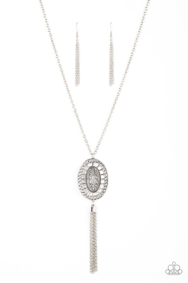 Whimsically Wistful - Silver - Paparazzi Necklace Image