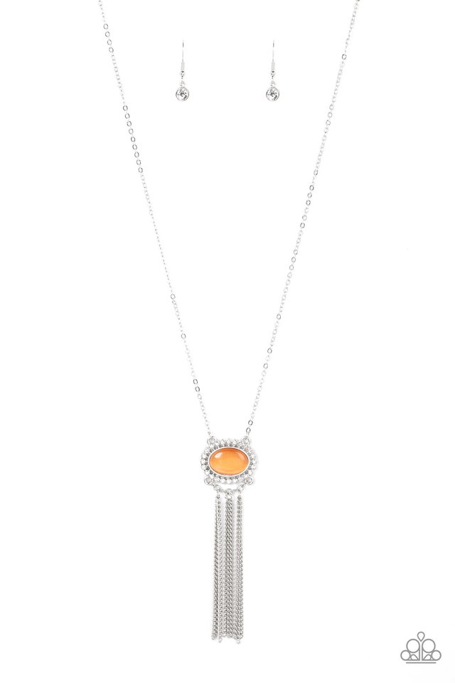 Happily Ever Ethereal - Orange - Paparazzi Necklace Image