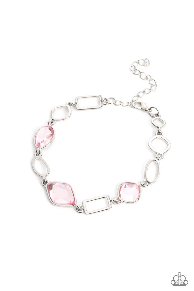 Dazzle for Days - Pink - Paparazzi Bracelet Image