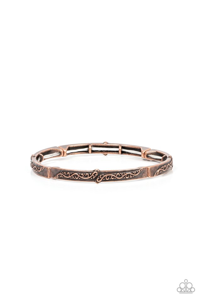 Very Vineyard - Copper - Paparazzi Bracelet Image