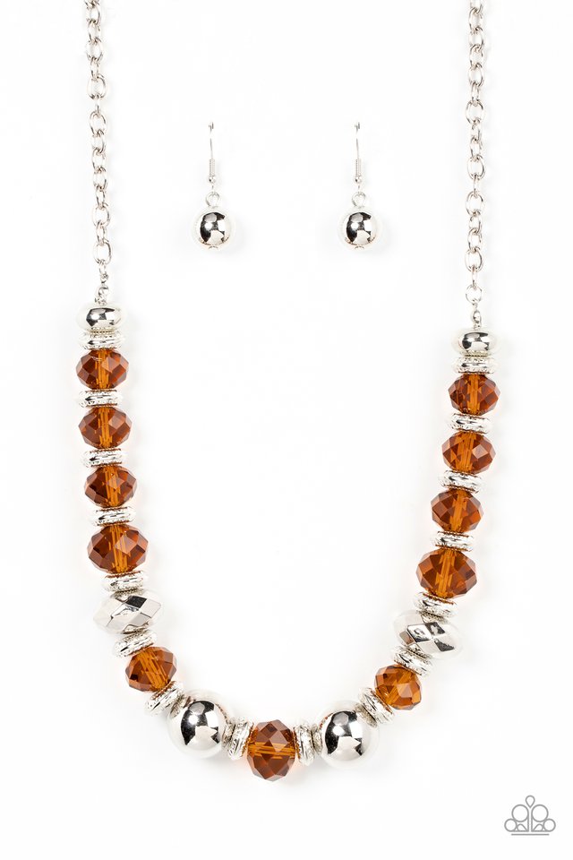 ​Interstellar Influencer - Brown - Paparazzi Necklace Image