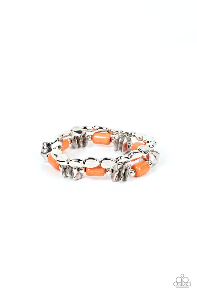 Canyon Cavern - Orange - Paparazzi Bracelet Image