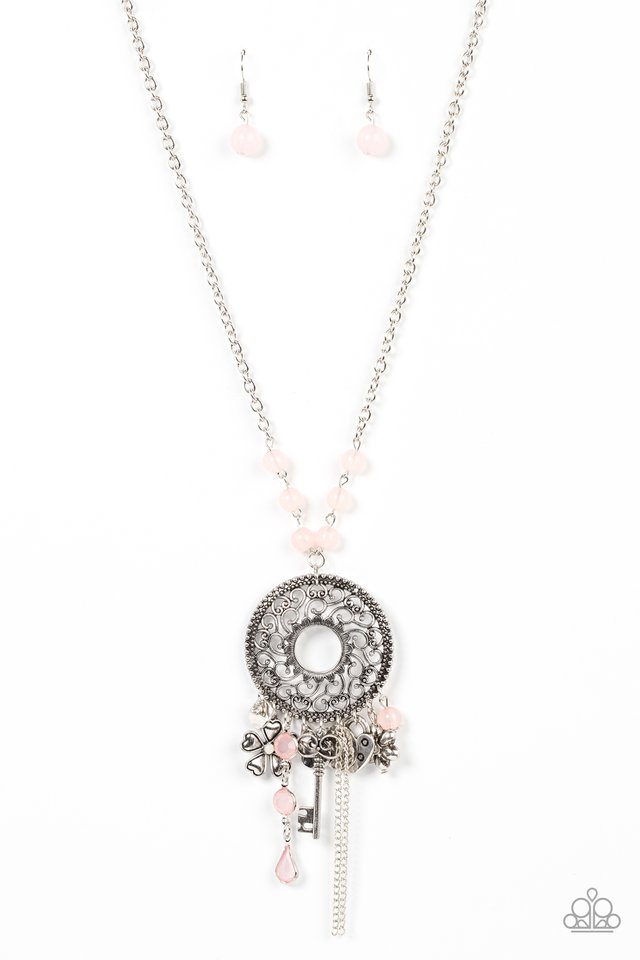 Making Memories - Pink - Paparazzi Necklace Image