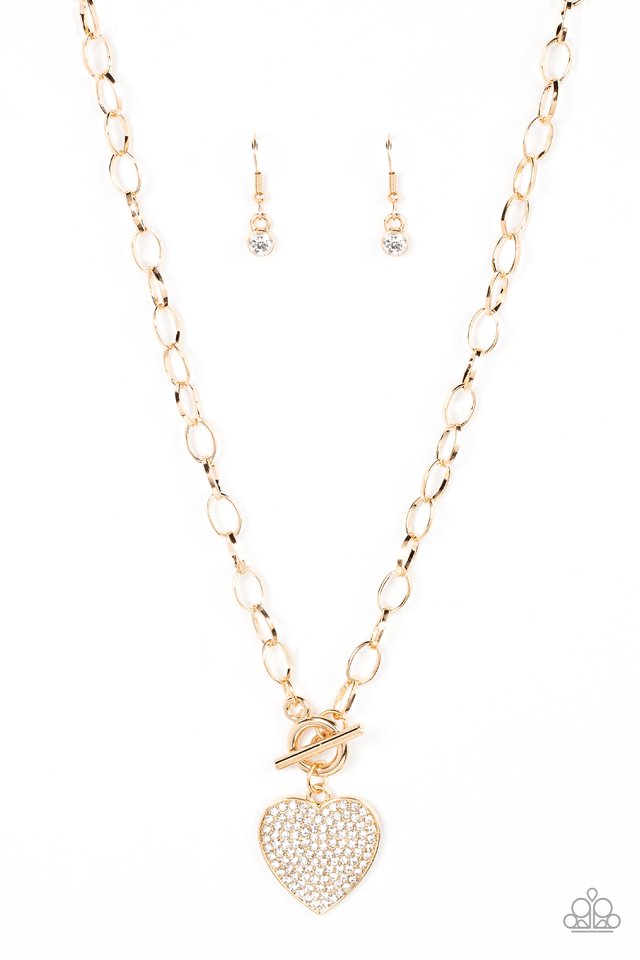 If You LUST - Gold - Paparazzi Necklace Image