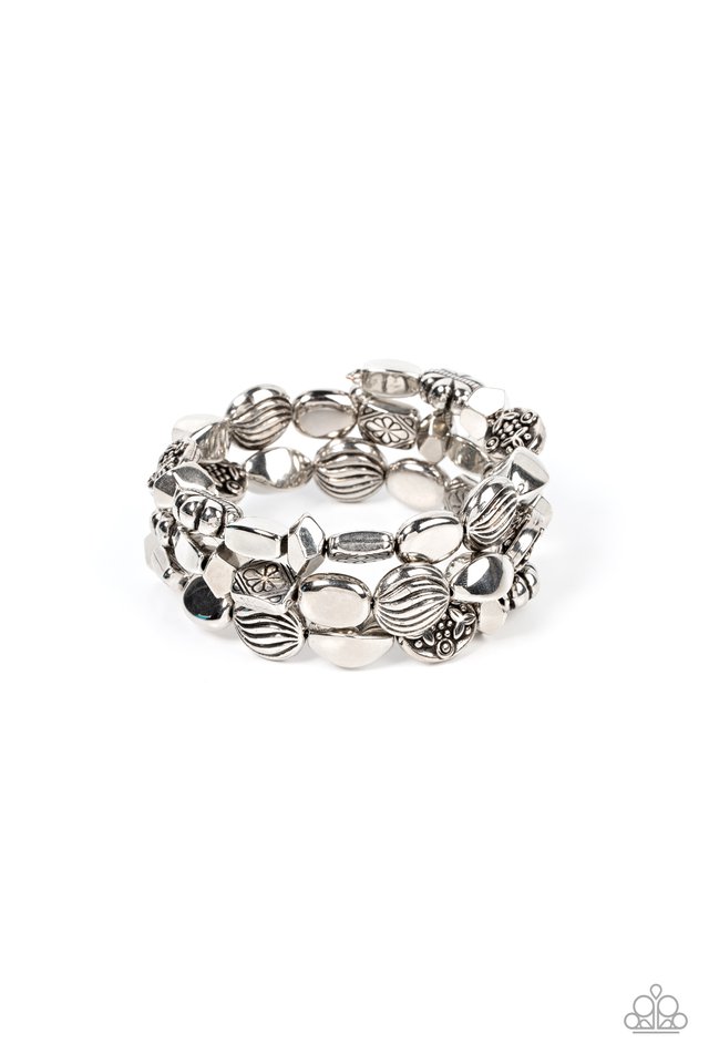 Charmingly Cottagecore - Silver - Paparazzi Bracelet Image