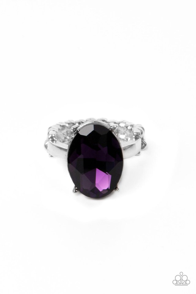 Updated Dazzle - Purple - Paparazzi Ring Image
