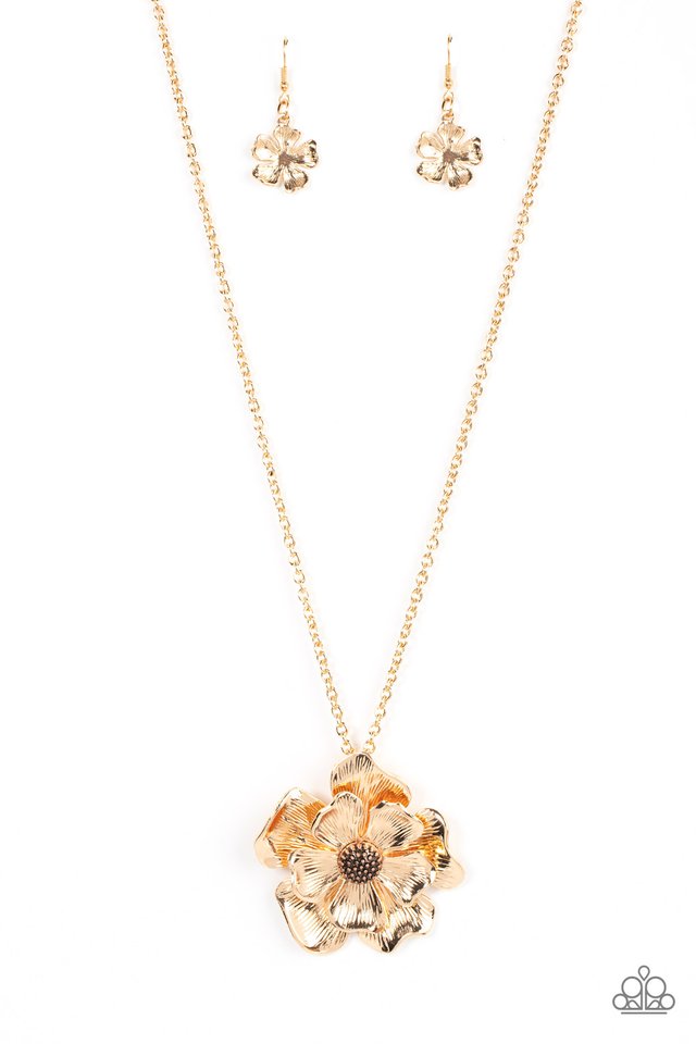 ​Homegrown Glamour - Gold - Paparazzi Necklace Image